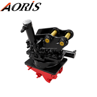 Control de Precisión, Rotación de 360 Grados, Excavadora Hidráulica con Inclinación Giratoria, Enganche Rápido para Miniexcavadoras de 1-3T