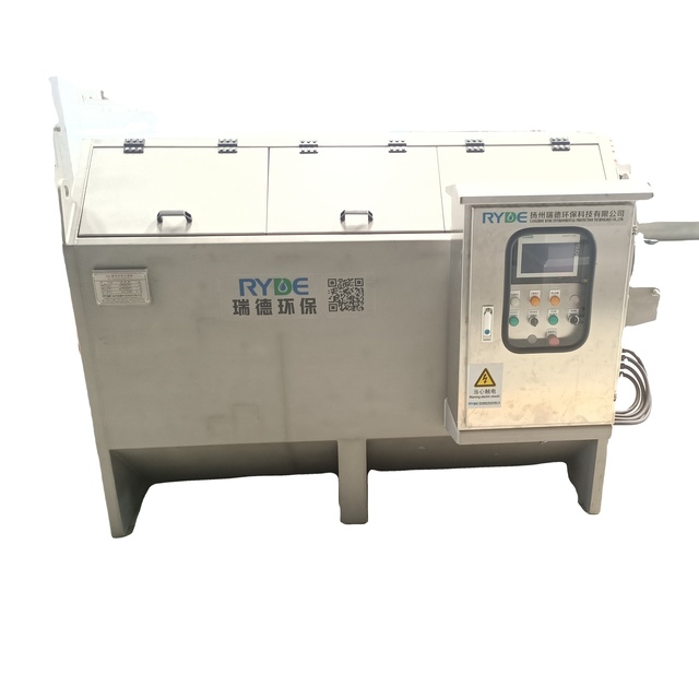 Durable Stainless Steel Fish Pond Rotary Microscreen Disc Filter Motor/Engine/Gearbox for Aquaculture 3000m/d Capacity CE