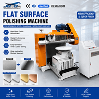 Polisseuse automatique de surface plane JUHUA PLC - Machine de finition haute vitesse 7,5 kW 380 V pour tôles en acier inoxydable et aluminium