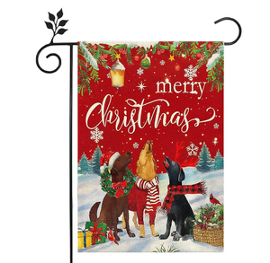 Bandiera da Giardino <span class=keywords><strong>Buon</strong></span> Natale 12x18 Pollici, Albero di Natale Bifacciale per Esterno, Bandiera Decorativa Festiva Invernale per Cortile - Product Image 6