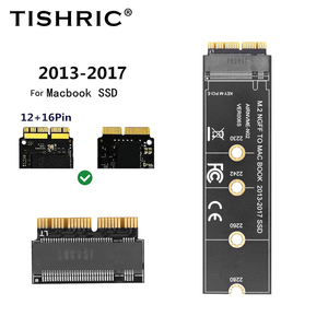 TISHRIC M.2 NGFF para <span class=keywords><strong>MAC</strong></span> <span class=keywords><strong>Book</strong></span> 2013-<span class=keywords><strong>2017</strong></span> SSD Riser Card M.2 Interfaz PCIE para Macbook <span class=keywords><strong>Pro</strong></span> <span class=keywords><strong>2017</strong></span> A1708 M.2 NVME KEY-M - Product Image 3