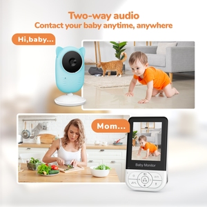 Nouvelle <span class=keywords><strong>caméra</strong></span> de surveillance pour bébé à bas prix avec écran vidéo de 2,8 pouces et connexion sans fil 2,4G. <span class=keywords><strong>Caméra</strong></span> de surveillance pour bébé. Baby-sitter. - Product Image 6