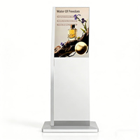 Kiosque à écran tactile transparent OLED de 30 pouces, haute luminosité, tactile capacitif, interactif en intérieur, signalisation numérique OLED en libre-service