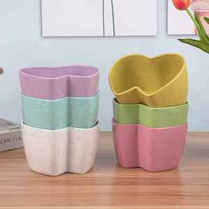 Chậu Hoa Để Bàn Nhỏ Màu Sắc Thiết Kế Hiện Đại Cho Vườn Nhà Chậu Trồng Cây Mọng Nước Hình Trái Tim Bằng Gốm - Product Image 4