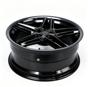 Nuevas llantas forjadas ligeras de alta resistencia estilo <span class=keywords><strong>Ferrada</strong></span> CM, negro brillante con borde pulido, para M3 Mercedes AMG, OEM disponible. - Product Image 5