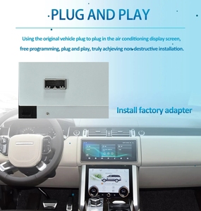 10.4 inch điều hòa không khí điều khiển khí hậu LCD màn hình cảm ứng AC bảng điều chỉnh cho Land Rover phạm vi Rover Vogue l405 2013 2017 nâng cấp - Product Image 6