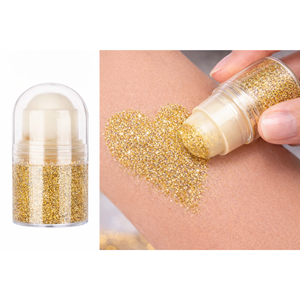 Gel scintillant liquide végétalien de haute qualité 30g pour visage et corps, à bille, longue tenue, sans parfum, pour spectacles sur scène - Product Image 2