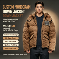 Blouson matelassé court pour homme de haute qualité, coupe-vent, épais, personnalisé, imprimé à carreaux, avec capuche, fermeture éclair, imperméable, en toile, fourrure, nouveauté