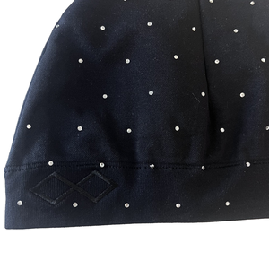 Chất Lượng Cao Đàn Hồi Vải Beanie Mũ Cho Thể Thao Ngoài Trời Mùa Đông Satin Lót Thêu Biểu Tượng Tùy Chỉnh Cho Đi Xe Đạp Sử Dụng Giản Dị - Product Image 3