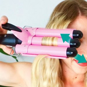 <span class=keywords><strong>Fer</strong></span> à <span class=keywords><strong>boucler</strong></span> TOP4EVER à 3 barils, outil de frisage de cheveux de 1 pouce pour femmes - Product Image 5