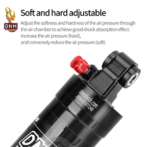 Ammortizzatori Posteriori per Bicicletta DNM AO-6 in Lega di Alluminio AL-6061 Neri 100 125 150 165mm per Mountain Bike Regolabili ad Aria con Diametro Vite 8mm - Product Image 5