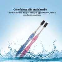 Cepillo de dientes de cerdas suaves para el cuidado de las encías, producto para el cuidado de los dientes, cabezal pequeño, oral, para uso doméstico, 2 unidades