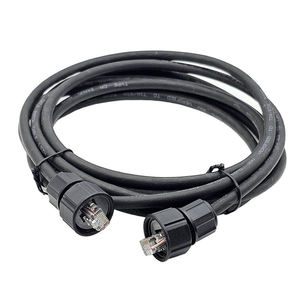ตัวเชื่อมต่อสายเคเบิลเครือข่ายอีเธอร์เน็ตแบบติดตั้งบนแผง RJ45 IP67 8p8c กันน้ำ ตัวแยกสัญญาณ DC ตัวเชื่อมต่อสายเคเบิลเครือข่ายอีเธอร์เน็ต RJ45 - Product Image 1