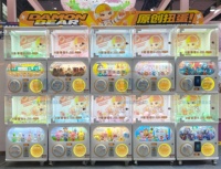 Máquina expendedora de juguetes de cápsulas Gacha/Gachapon de metal de doble piso, operada con monedas, personalizable, para juegos de grúa recreativos, de la marca Wangerbao