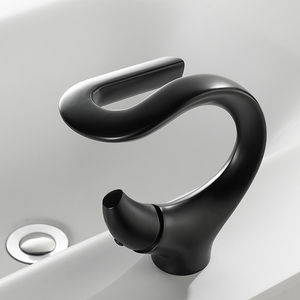 Oro unico lusso in ottone lavandino da <span class=keywords><strong>bagno</strong></span> cascata <span class=keywords><strong>rubinetti</strong></span> acqua calda e fredda miscelatore rubinetto lavaggio <span class=keywords><strong>bagno</strong></span> - Product Image 5