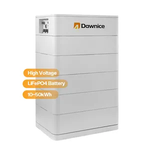 Hv Stack 50kwh Battery Series Lifepo4 256V 206ah High Voltage Batteries Stacked Solar Battery Pack Home Solar System