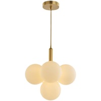 Plafonnier de luxe pendentif moderne boule de verre lustre de plafond lumières pour la décoration de la maison