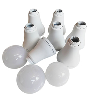 Ampoules SMD SKD A19, couvercles en plastique blanc, culot E27, AC 85-265V, lumière du jour 6000K, CRI80, dimmable, télécommande, certifiées Energy Star
