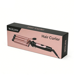Rizador de Pelo de 4 Barriles, 16 mm, 125 W, 200 °C, Doble Voltaje, Ondulador con Barril Protector, Experimenta un Peinado sin Enredos con Nuestra Tecnología Ultra - Product Image 3