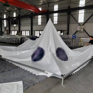 Tenda a Pagoda con Tetto a Punta per Fiere all'Aperto, Stand Espositivo Bianco per Eventi Tecnologici - Product Image 5