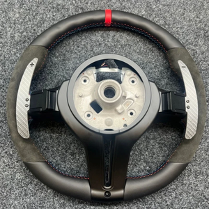 Volant de direction en cuir suédé personnalisé MP pour <span class=keywords><strong>BMW</strong></span> F10 F20 F30 F32 F33 F36 E70 F16 E71 E90 E92 E93, accessoires automobiles - Product Image 5