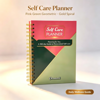 Carnet de notes personnalisé en PVC à couverture rigide avec reliure spirale, agenda quotidien, journal, agenda hebdomadaire, cadeau, reliure à chevalet