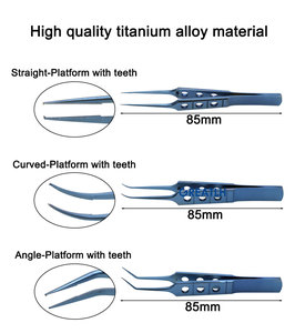 टाइटेनियम संयुक्ताक्षर संदंश को बांधने वाले चिकित्सा ट्वीट - Product Image 6