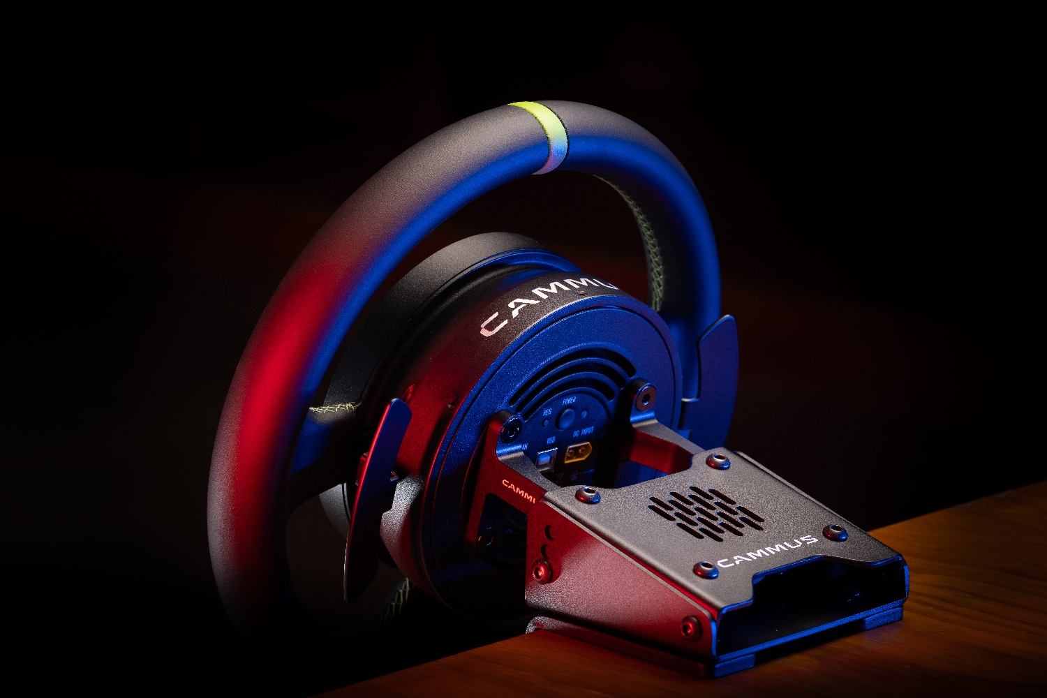 ORANGLES CAMMUS C5 Direct Drive Racing Wheel | 5Nm Integrated Sim Steering Wheel with Pedals for PC – Entry-Level Direct Drive Bundle (Kuwait) - high resolution display - exposing craftsmanship - Image 2 of 5 | built for everyone | CAMMUS C5 Direct Drive Racing Wheel | 5Nm Integrated Sim Steering Wheel with Pedals for PC – Entry-Level Direct Drive Bundle (Kuwait) for sale Georgia | Free Shipping ORANGLES