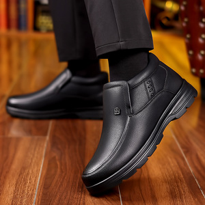 Nuevos zapatos casuales de cuero para hombre, estilo de negocios sencillo, suela suave antideslizante, resistente al desgaste, punta puntiaguda, calzado formal adecuado - Product Image 5