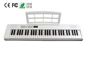 फैक्टरी थोक 61 कुंजी फोल्डिंग पियानो बुद्धिमान शैली विद्युत अंग पोर्टेबल संगीत उपकरण सहायक उपकरण - Product Image 2