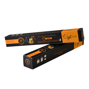 Diseño <span class=keywords><strong>profesional</strong></span> personalizado buen <span class=keywords><strong>precio</strong></span> cápsulas de café expreso cajas de cápsulas de café de embalaje caja de café de papel - Product Image 5