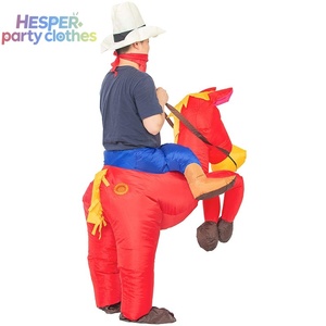Costume de cowboy gonflable à thème animalier HESPER pour Halloween, idéal pour les soirées masquées - Product Image 2