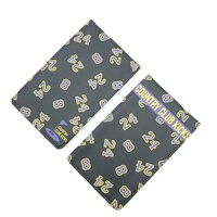 Vente en gros d'accessoires de golf, porte-cartes de score en cuir PU avec impression intégrale pour les clubs de golf