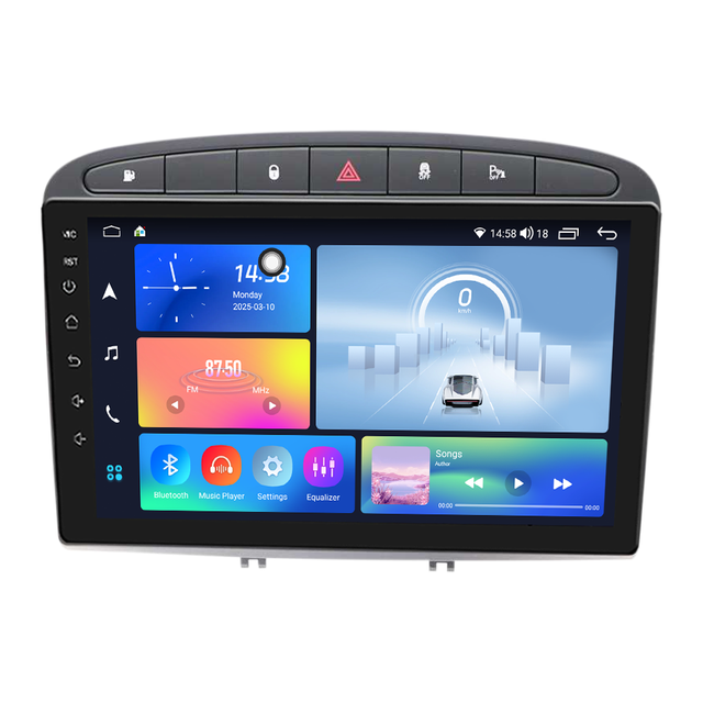 Meihua Portable Android Radio GPS CarPlay Dashboard Multimedia Stereo Touch Screen Car Accessories for Reversing Aid Amplifier