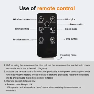 XINSITE Portable Outdoor Solar Rechargeable Desk Fan with LED <b>Light</b> Remote Control Camping Lamp for Outdoor Activities - Product Image 3