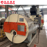 Chaudière à eau chaude pressurisée au gaz naturel de type WNS, équipement de chauffage horizontal à performance stable pour usage industriel