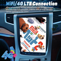 Radio mobil 12.1 inci ROM 128GB, Radio GPS Multimedia pemutar Video HU untuk Toyota VELLFIRE Alphard A20 2008 - 2014