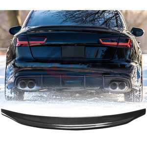 Precio de fábrica Alerón trasero de fibra de carbono A6 S6 C7(2012-2018) alerón trasero para Audi A6 S6 C7 alerón estilo BL - Product Image 1