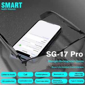 Gafas Inteligentes con IA, Cancelación de Ruido con Micrófono Dual, Traductor, Auriculares Inteligentes, Reproductor de Música, Control Táctil y por Botones - Product Image 4