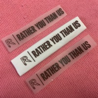 Étiquette de transfert thermique en silicone avec effet 3D, logo écologique pour vêtements, autocollant de transfert thermique pour logo extérieur
