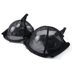 Soutien-gorge brodé en dentelle, coupe complète, pour femme, gros seins, Sexy, transparent, pour gros seins, personnalisé - Product Image 1