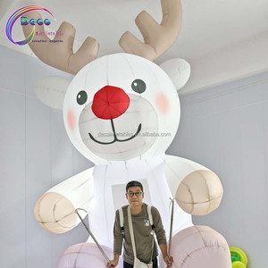Disfraces inflables de marionetas de renos de dibujos animados/múltiples estilos para elegir durante el desfile de Navidad - Product Image 2