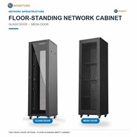 Baie de serveur 42U avec 180 unités °   Armoire serveur à porte entièrement ouverte, rails réglables et étagère de 150 kg pour systèmes d'imagerie hospitalière
