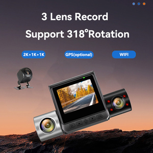 Araba <span class=keywords><strong>web</strong></span> <span class=keywords><strong>cam</strong></span> dash kamera android 3 kameralar 3 lens dash kamera 2 inç ekran dash kamera ön ve arka kamera - Product Image 6