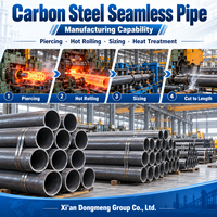 Tuyau sans soudure en acier au carbone noir ASTM A53 A106 API 5L pour chaudières et systèmes sous pression