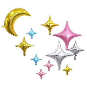 10 26 36 pulgadas <span class=keywords><strong>globo</strong></span> de papel de aluminio 4 puntos azul estrella en forma de fiesta pequeños globos de helio Globos decoración de fiesta - Product Image 3