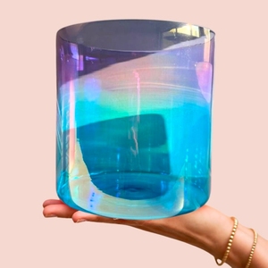 Bol chantant en cristal d'alchimie pour la méditation sonore, son profond 432 Hz - Product Image 4