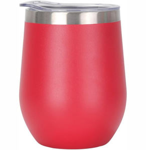 Vaso de Vino Aislado al Vacío de Acero Inoxidable de 12 oz con Recubrimiento en Polvo, Forma de Huevo, Ecológico, Duradero, Personalizable, Tazas de Café, Vaso - Product Image 6