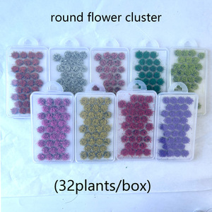 Mô hình cảnh quan cụm cỏ và hoa thu nhỏ 1:64 tỷ lệ 0.5cm nền tảng bàn cát Nhựa Tự làm sửa đổi thủ công - Product Image 4