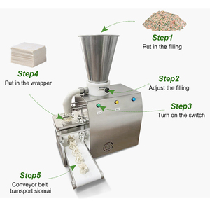 <b>Portable</b> Frozen <b>Table</b> Tap Motorized Semi-Automatic Dumpling Maker for Shao Mai Siu Mai Shumai Siomai with High Productivity - Product Image 5